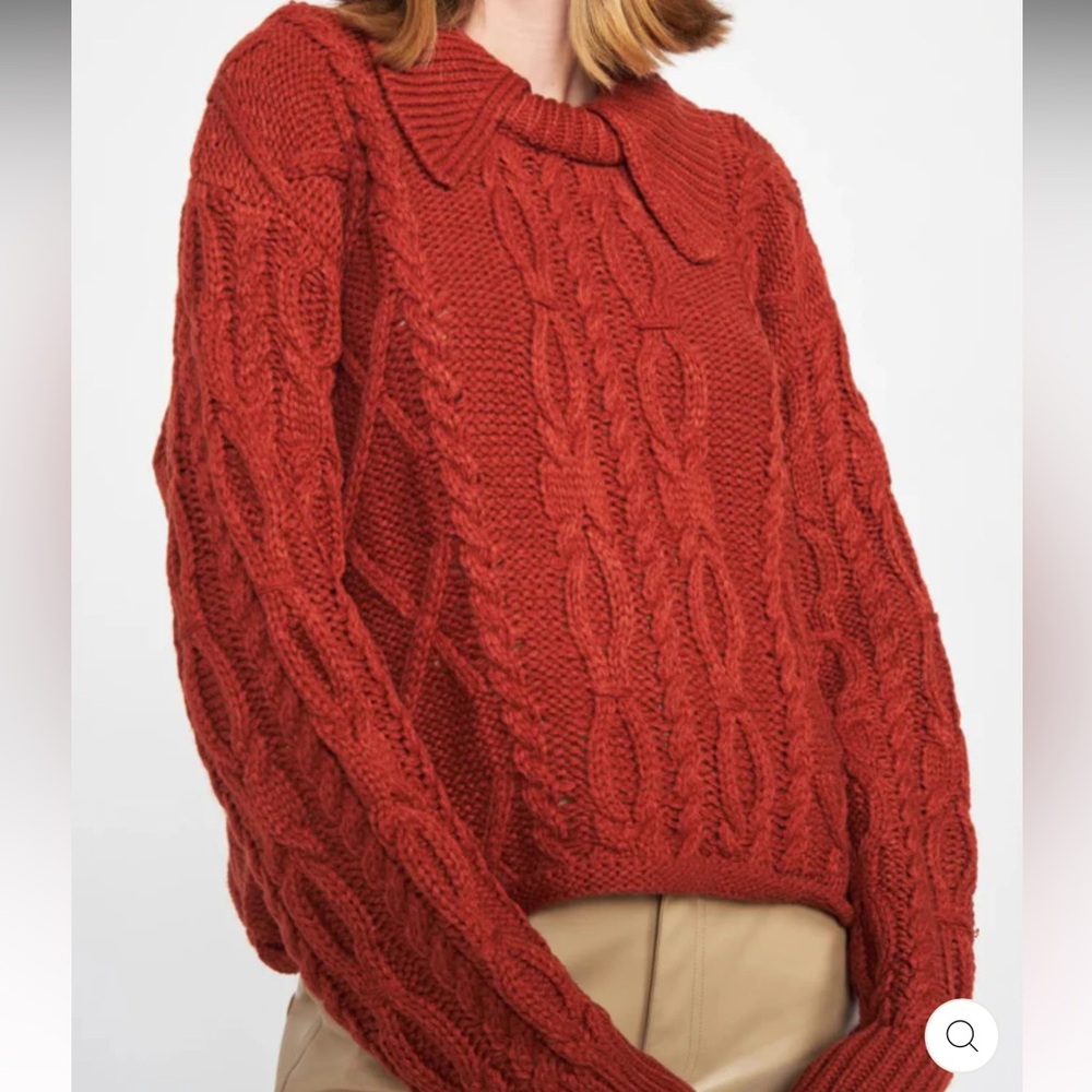 En Saison Bonriex collared pullover sweater